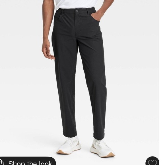 all in motion Other - All‎ in Motion Mens Golf Pants Black 36x30 Straight Leg Stretch Performance New